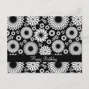 Schöne schwarz-weiße Postkarte