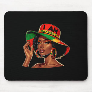 Schöne schwarze afrikanische Frauen Ich bin schwar Mousepad