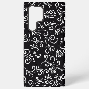 Schöne schwarze elegante Dekoration Samsung Galaxy Hülle