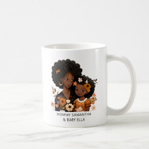 Schöne Schwarze Mama und Tochter (16) Kaffeetasse