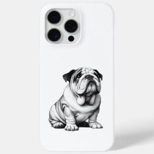 Schöne Schwarzweißskizze Case-Mate iPhone Hülle