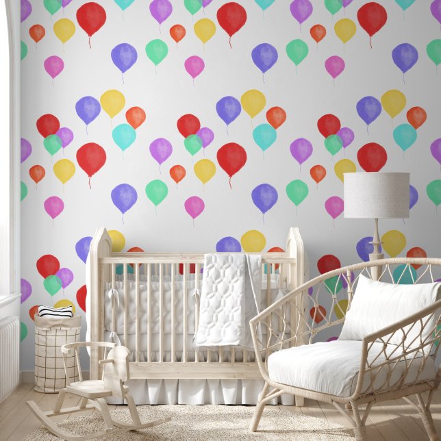 Schöne schwebende Ballons Tapete (Kinder)