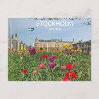 Schöne Schweden Stockholm Postkarte!