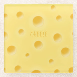 Schöne Schweizer Käse Fantasie Personalisierbar Glasuntersetzer