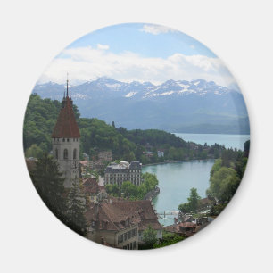 Schöne Schweizer Landschaft Magnet