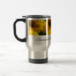 Schöne Schwiegertochter-Kaffee-Tassen-Sonnenblumen Reisebecher