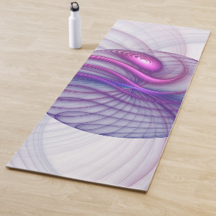 Schöne Schwung Modernes Abstraktes Fraktal Art Pin Yogamatte