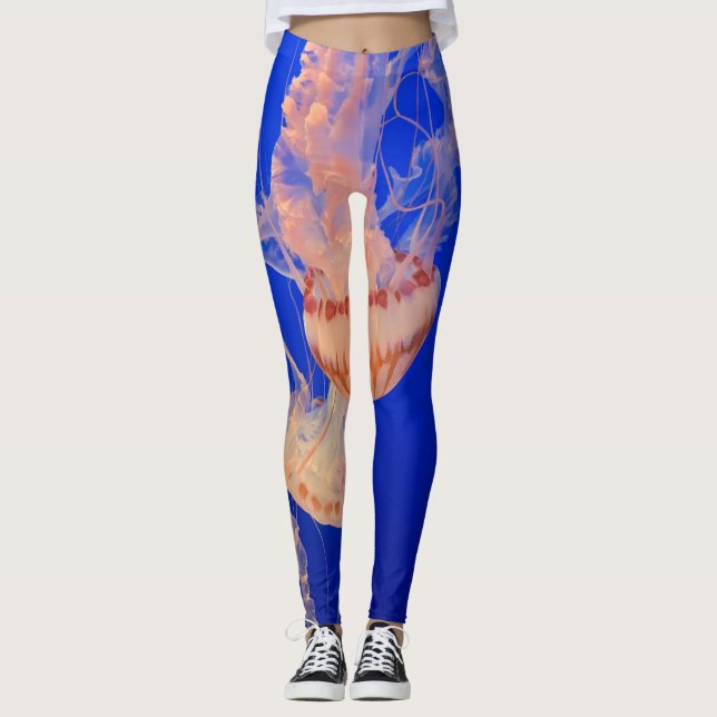Schöne Seascape Leggings (Vorderseite)