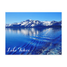 SCHÖNE SEE TAHOE POSTCARD