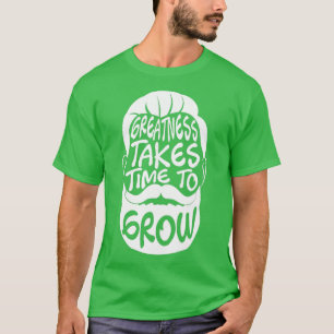 Schöne Seen im Mund zum Wachsen Bart Lover Gesicht T-Shirt