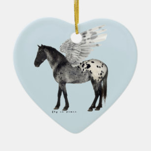 Schöne sentimentale Weihnachtsverzierung Keramik Ornament