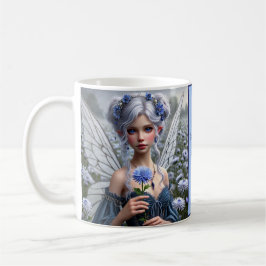 Schöne September Fairy in Asters Kaffeetasse
