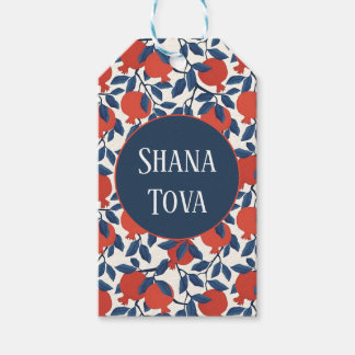 Schöne Shana Tova Botanische Gestaltung | Elegant Geschenkanhänger