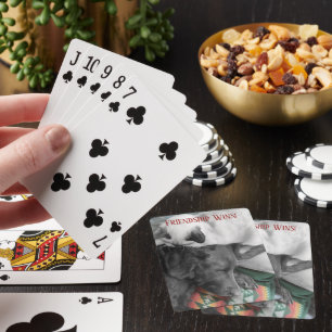Schöne siamesische Kätzchen Schlafplätze mit Labra Spielkarten