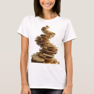 Schöne silberne ABSTRACT ART Grafikdesign T-Shirt