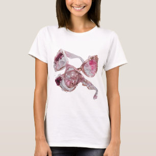 Schöne silberne ABSTRACT ART Grafikdesign T-Shirt