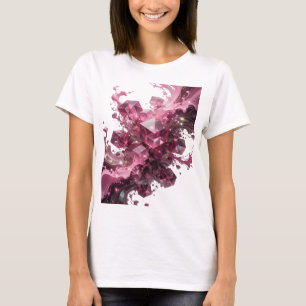 Schöne Silberne ABSTRACT ART Kunst Druck T-Shirt