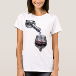 Schöne Silberne ABSTRACT ART Kunstprint T-Shirt