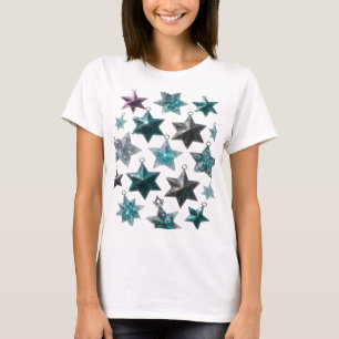 Schöne silberne UNBESTIMMT Custom-T-Shirt T-Shirt