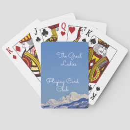 Schöne Sky & Mountain Personalisiert Playing Card Spielkarten