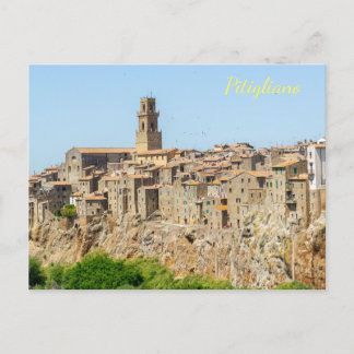 Schöne Skyline von Pitigliano, Toskana Postkarte