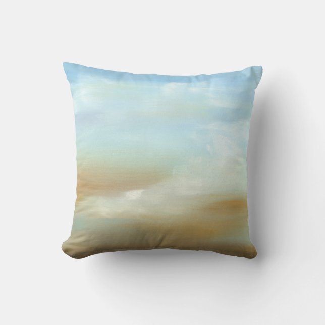 Schöne Skyscape mit flauschigen Wolken Kissen (Vorderseite)