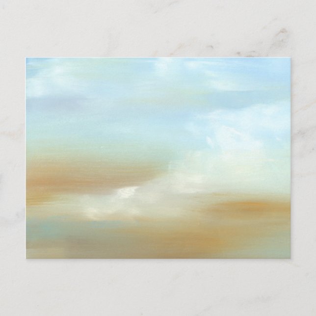 Schöne Skyscape mit flauschigen Wolken Postkarte (Vorderseite)