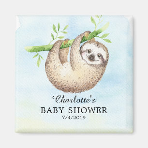 Schöne Sloth Baby Dusche Gefallen Magnet