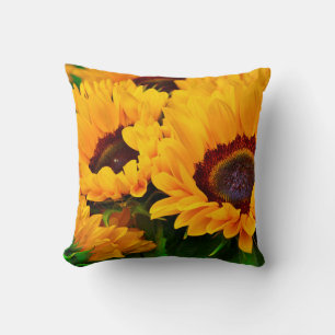 Schöne Sommer-Sonnenblumen-Malerei-Kissen Kissen