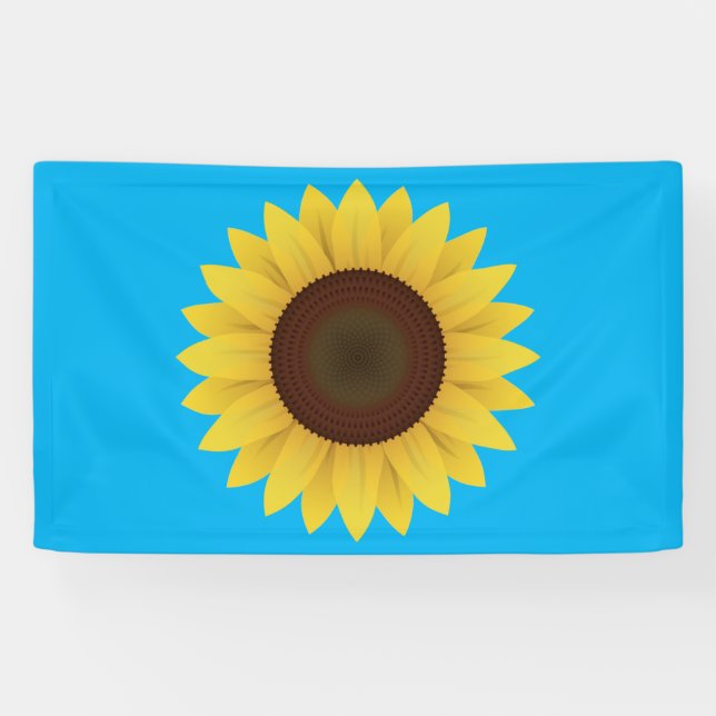Schöne Sommersonnenblume Banner (Horizontal)