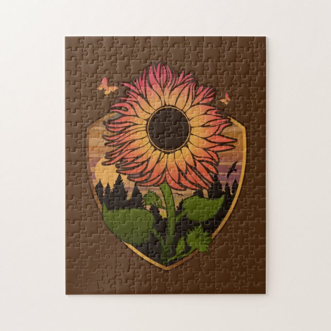 Schöne Sonnenblume (Vertikal)