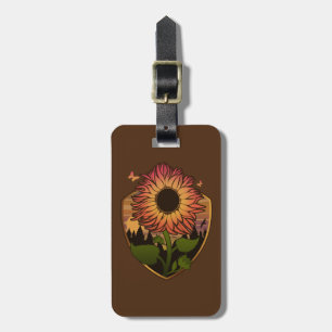Schöne Sonnenblume Gepäckanhänger