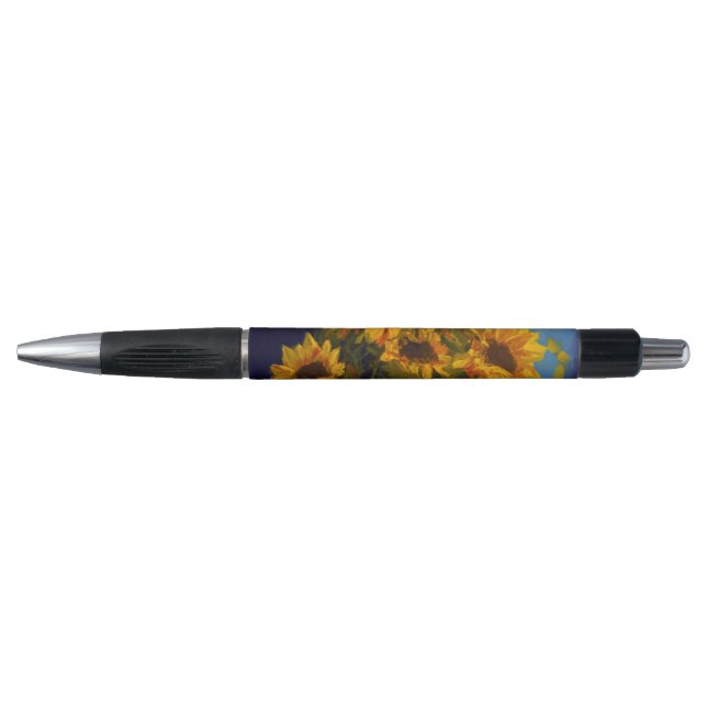 Schöne Sonnenblume Kugelschreiber (Vorderseite)