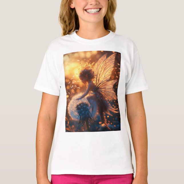Schöne Sonnenblume mit Lüster T-Shirt (Vorderseite)
