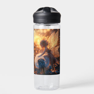 Schöne Sonnenblume mit Lüster Trinkflasche