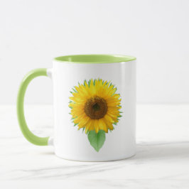 Schöne Sonnenblume & Tasse