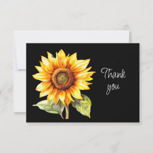 Schöne Sonnenblumen-Garten-Blumen-Dankeschön-Karte Dankeskarte
