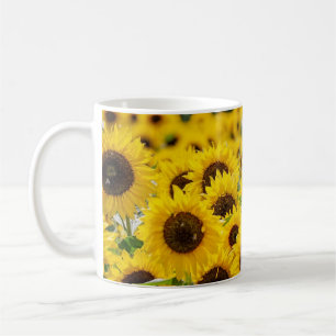 Schöne Sonnenblumen Tasse