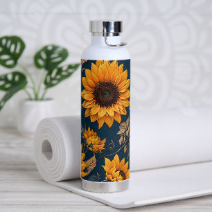 Schöne Sonnenblumen Trinkflasche