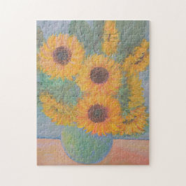 Schöne Sonnenblumenmalerei