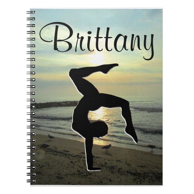 SCHÖNE SONNENREISE CUSTOM GYMNASTICS JOURNAL NOTIZBLOCK (Vorderseite)
