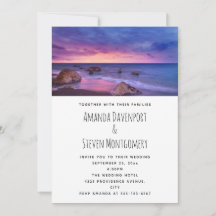 Schöne Sonnenuntergang Küstenfotografie Hochzeit