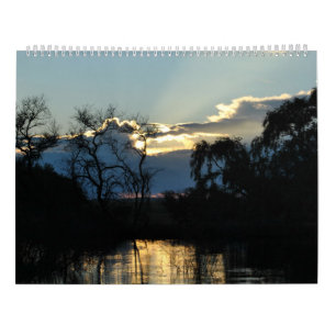 Schöne Sonnenuntergänge und Sonnenaufgänge südafri Kalender