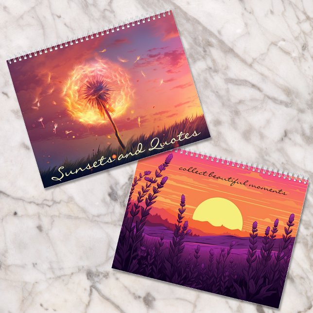 Schöne Sonnenuntergänge und Zitate Kalender (Von Creator hochgeladen)