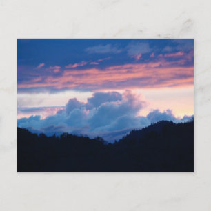 Schöne Sonnenuntergangs-Postkarte Postkarte
