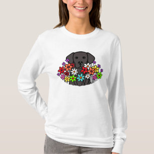 Schöne Soul-Schwarz-Labrador-Illustration T-Shirt