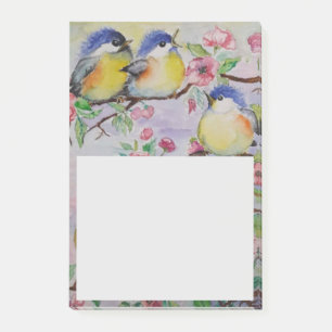 Schöne Sparrows Sticky Notes Little Birds Post-it Klebezettel