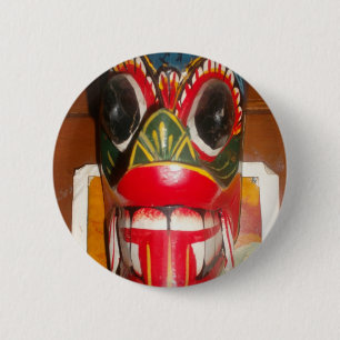 Schöne sri-lankische Kunst der traditionellen Feue Button