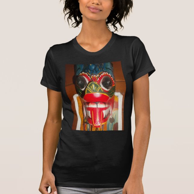 Schöne sri-lankische Kunst der traditionellen Feue T-Shirt (Vorderseite)