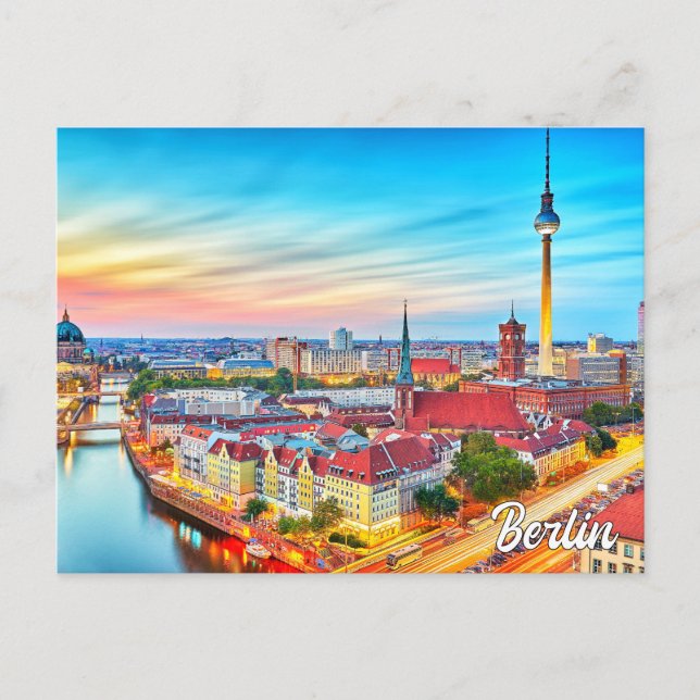Schöne Stadt Berlin, Deutschland Postkarte (Vorderseite)